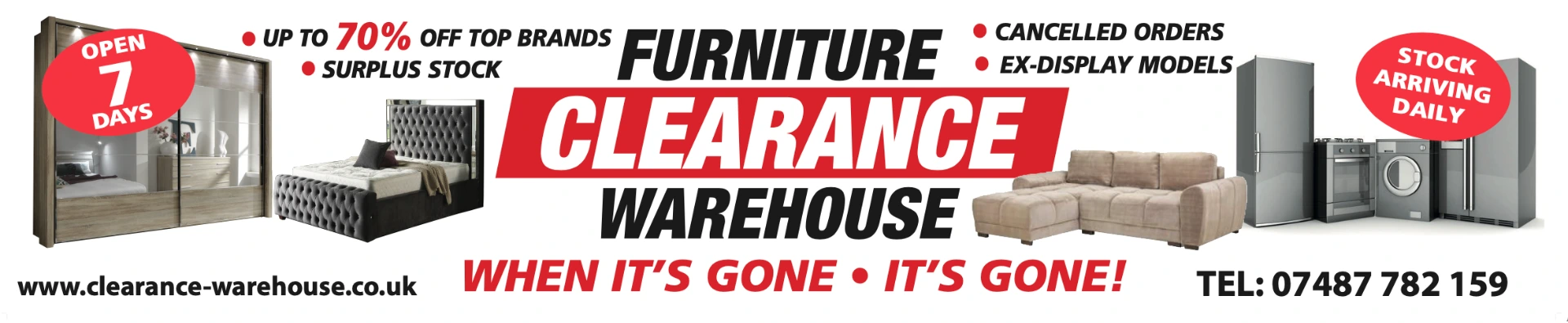 furniture clearance warehouse